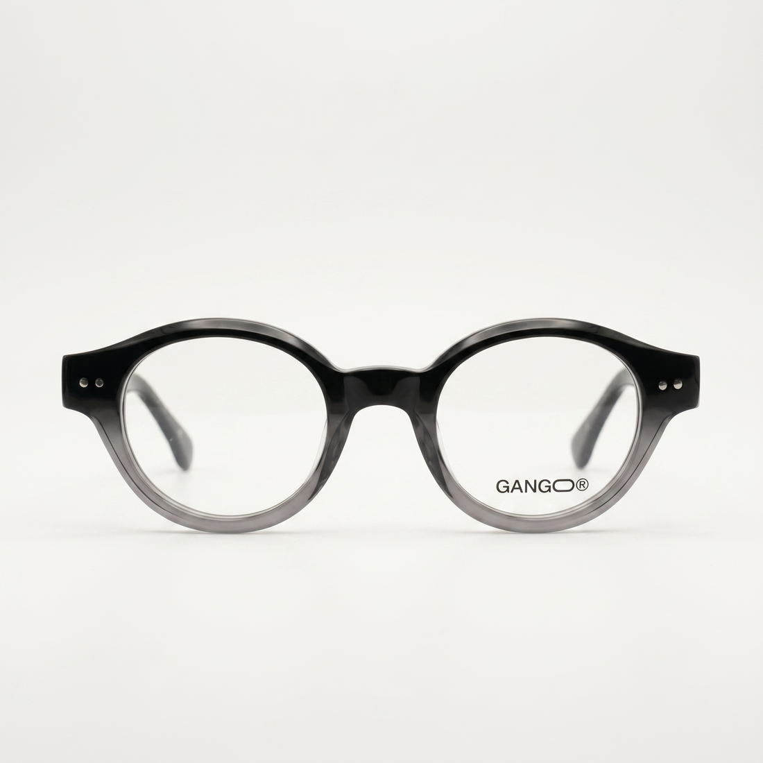 Lunettes de vue AURO noires unisex – vue de face – Gango Brand