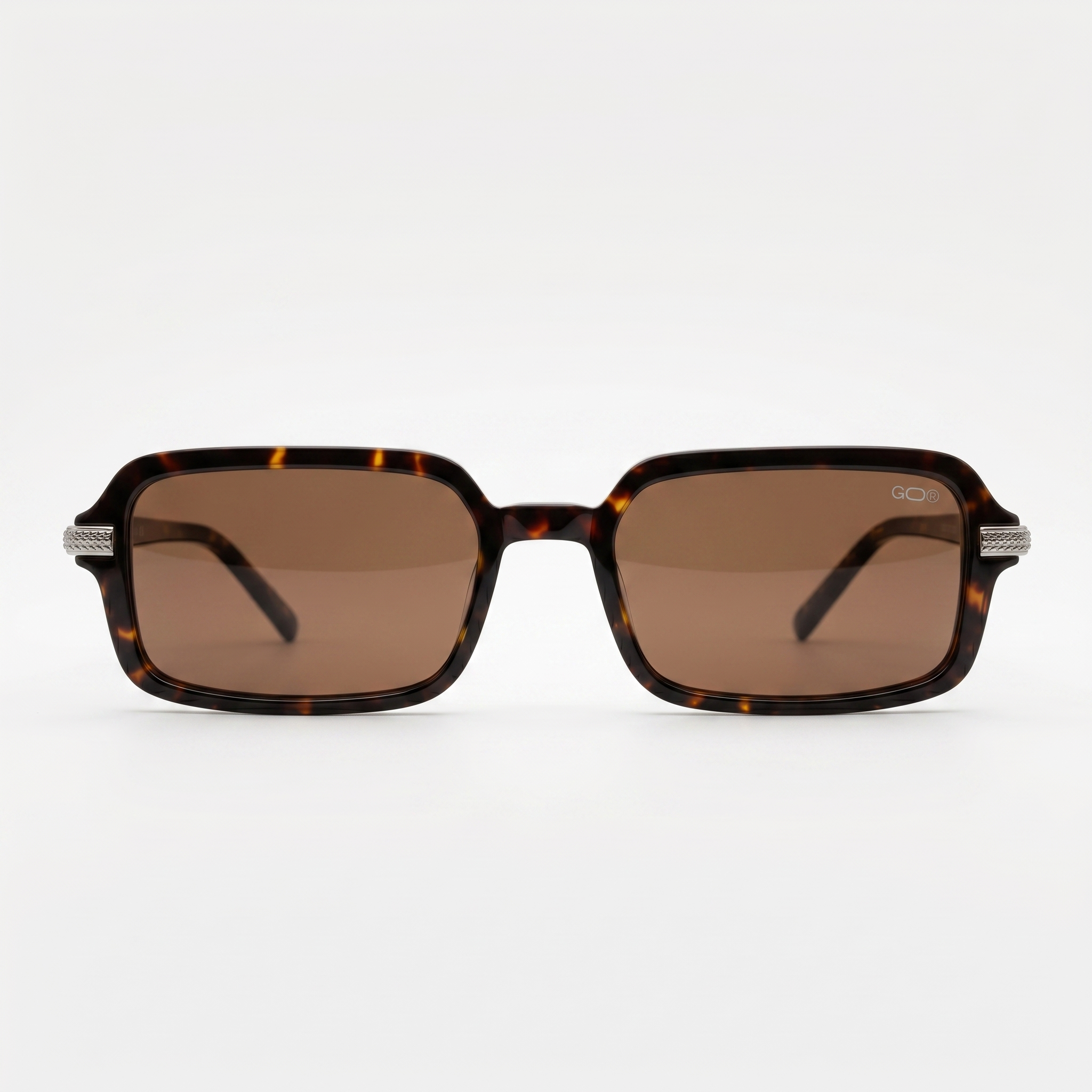 Lunettes de soleil SUNSET marron unisex – vue de face – Gango Brand
