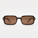 Lunettes de soleil SUNSET marron unisex – vue de face – Gango Brand