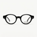 Lunettes de vue WAY noires unisex – vue de face – Gango Brand
