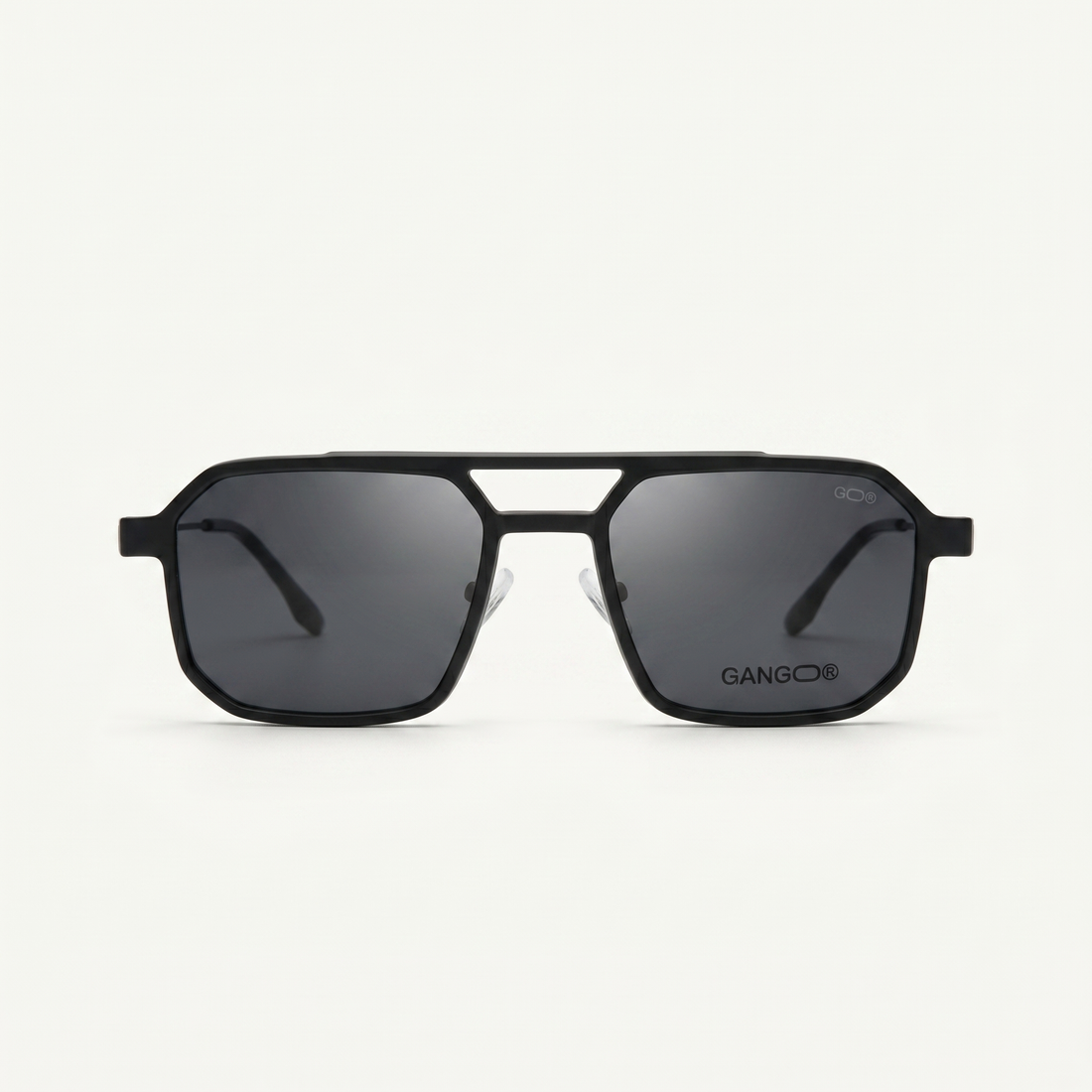 Lunettes de soleil VECTRA SUN noires unisex – vue de profil – Gango Brand