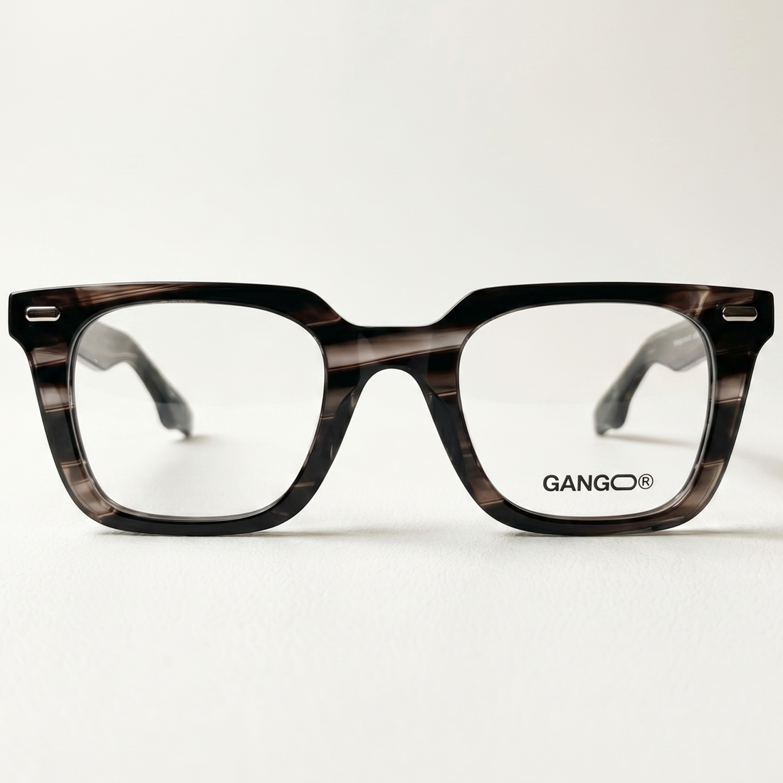 Lunettes de soleil SIROCCO marron unisex – vue trois quarts – Gango Brand
