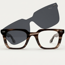Lunettes de soleil SIROCCO marron unisex – vue de face – Gango Brand