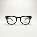 Lunettes de vue RAYO noires unisex – vue trois quarts – Gango Brand