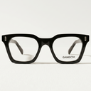 Lunettes de vue SOLANA noires unisex – vue de profil – Gango Brand