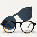 Lunettes de vue NILO noires unisex – vue de face – Gango Brand