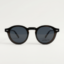 Lunettes de vue NILO noires unisex – vue de profil – Gango Brand