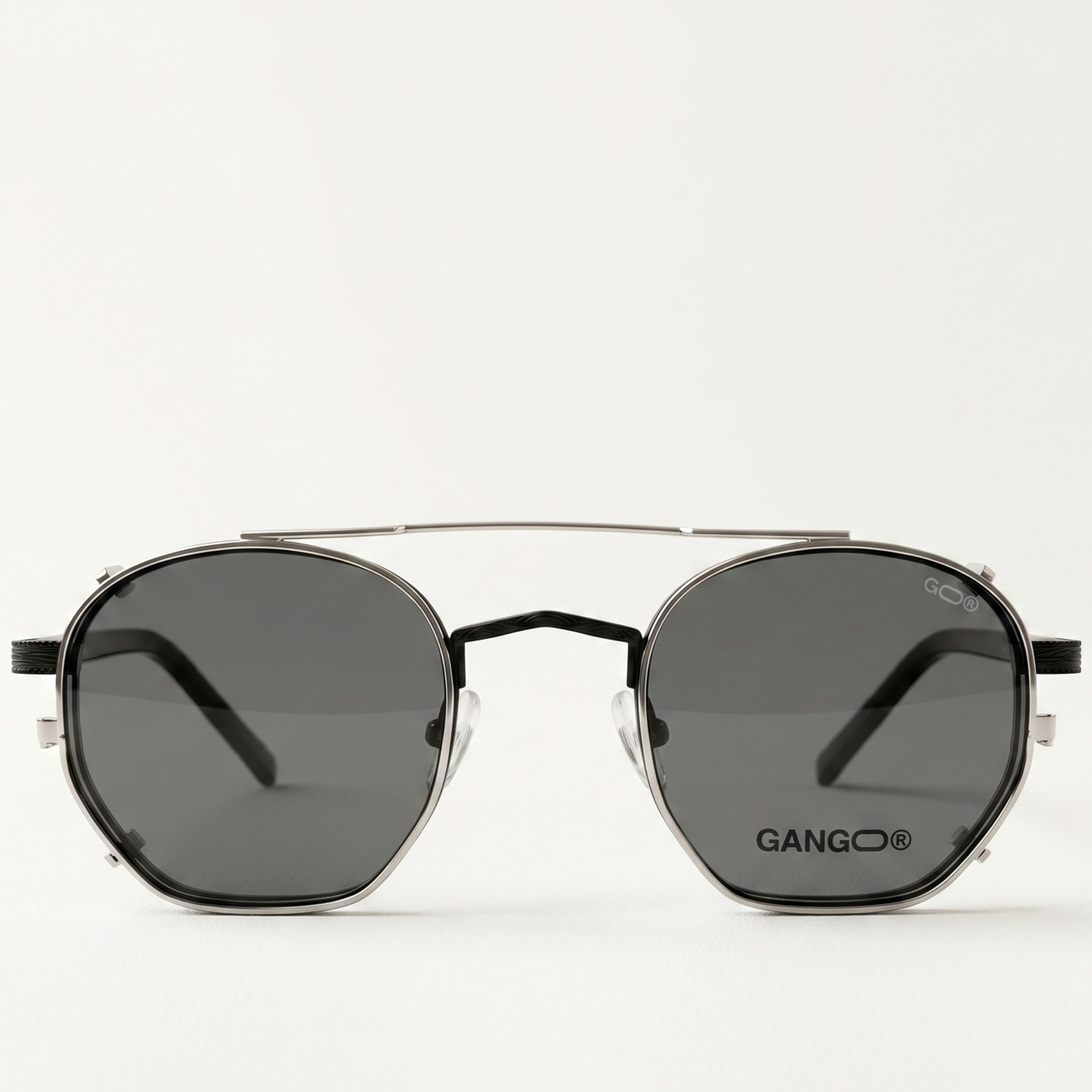 Lunettes de soleil IBIZA noires unisex – vue de profil – Gango Brand