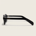 Lunettes de soleil NOVA noires unisex – vue de profil – Gango Brand