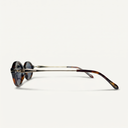Lunettes de soleil HAVANA marron unisex – vue de profil – Gango Brand