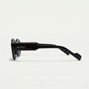 Lunettes de soleil DUSK grises unisex – vue de profil – Gango Brand