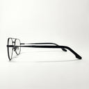 Lunettes de vue VECTRA noires unisex – vue arrière – Gango Brand
