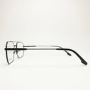 Lunettes de soleil VECTRA SUN noires unisex – détail de la monture – Gango Brand