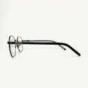 Lunettes de soleil IBIZA noires unisex – détail de la monture – Gango Brand