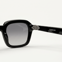 Lunettes de soleil OASIS noires unisex – vue trois quarts – Gango Brand