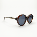 Lunettes de soleil HAVANA marron unisex – vue trois quarts – Gango Brand