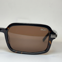 Lunettes de soleil SUNSET marron unisex – détail de la monture – Gango Brand