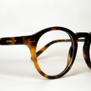 Lunettes de vue NILO noires unisex – vue arrière – Gango Brand