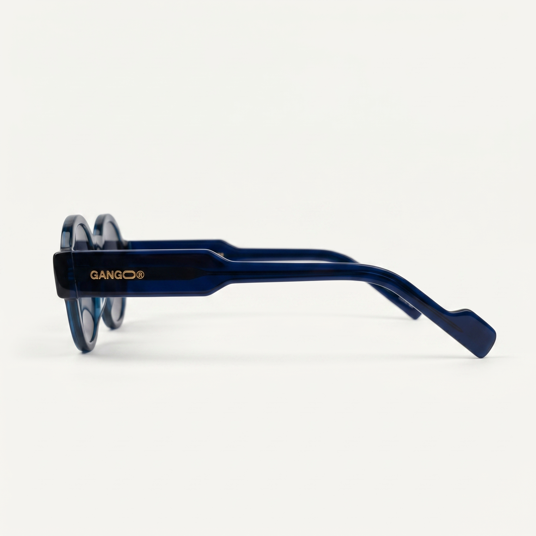 Lunettes de soleil LAGOON vertes unisex – vue de profil – Gango Brand