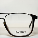Lunettes de vue MARINA noires unisex – vue trois quarts – Gango Brand