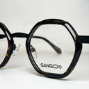 Lunettes de vue NOMAD marron unisex – détail de la monture – Gango Brand