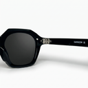 Lunettes de soleil NOVA noires unisex – vue arrière – Gango Brand