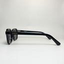 Lunettes de soleil MALIBU noires unisex – vue de profil – Gango Brand
